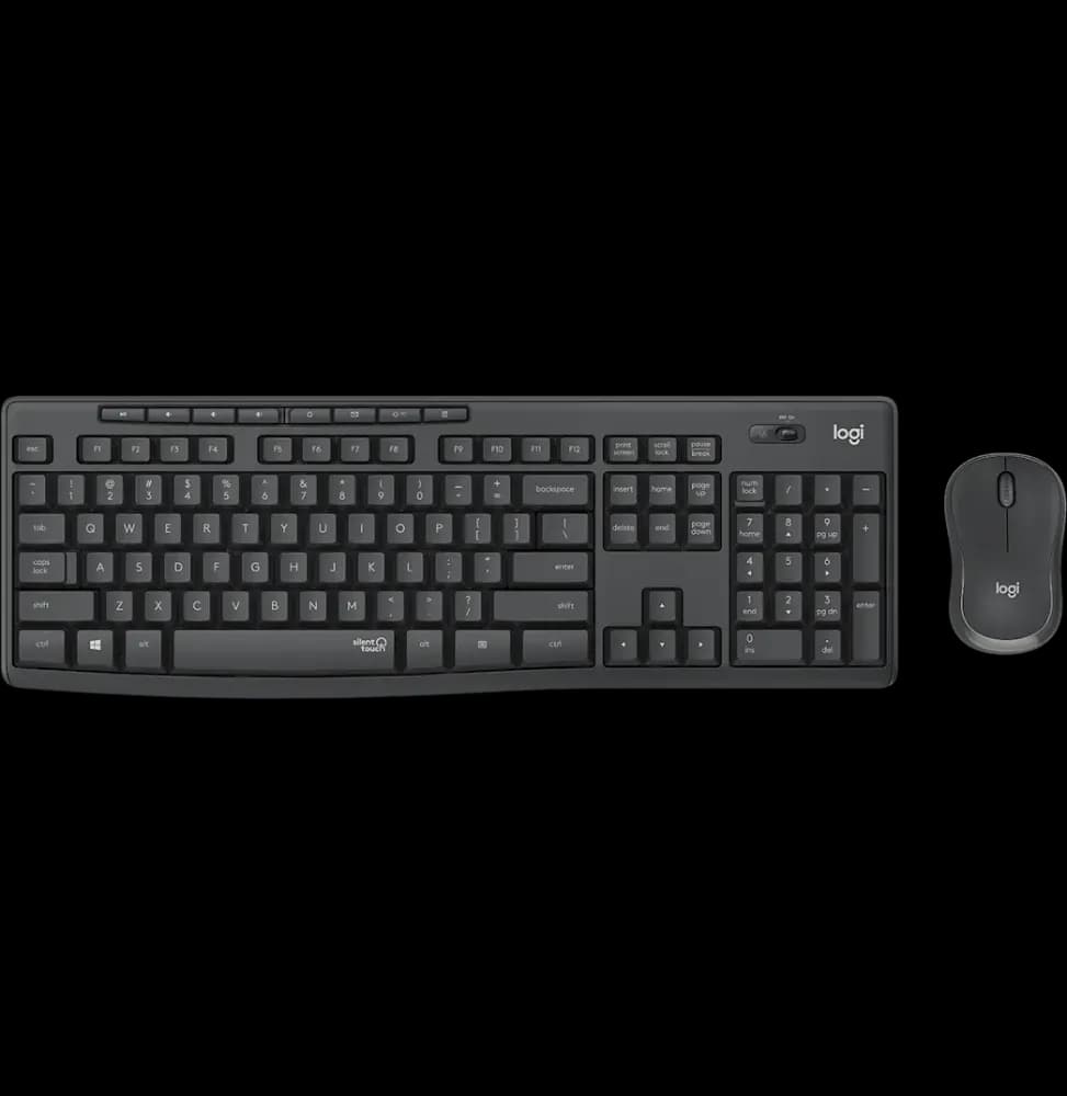 Pack Clavier + Souris Sans Fil Logitech MK270 – AZERTY, Récepteur USB Unique, Longue Autonomie